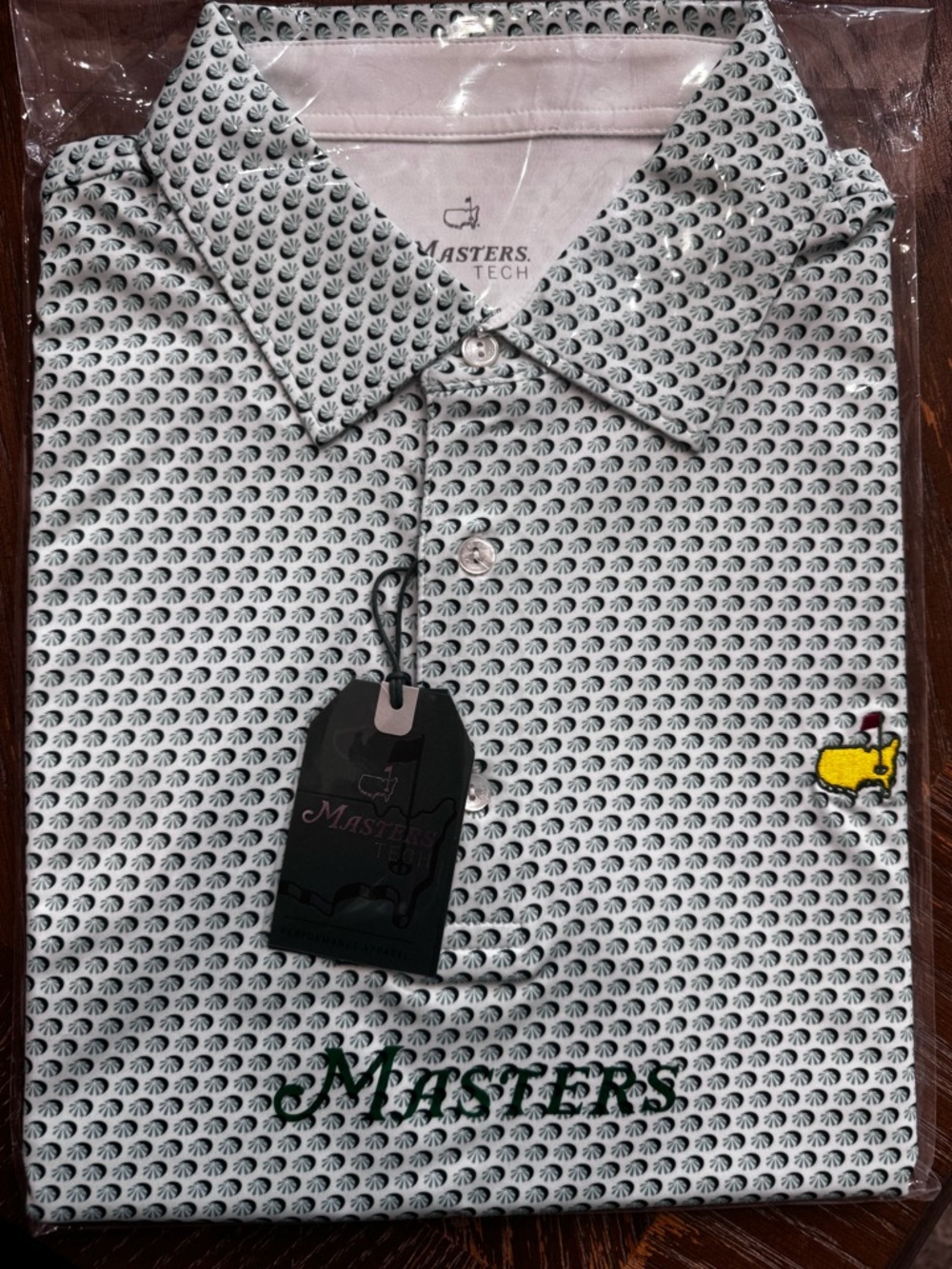 New Masters Tech Men’s Polo Shirt 2026 Augusta National Golf Club Size Medium